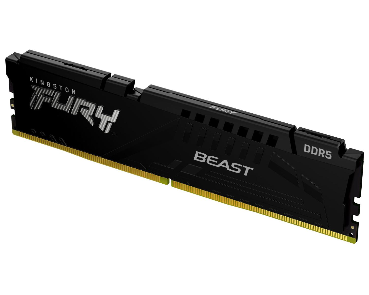 MEMORIA RAM KINGSTON TECHNOLOGY FURY Beast 1 x 16GB DDR5 DIMM 6400 MT/s KF564C32BBE-16