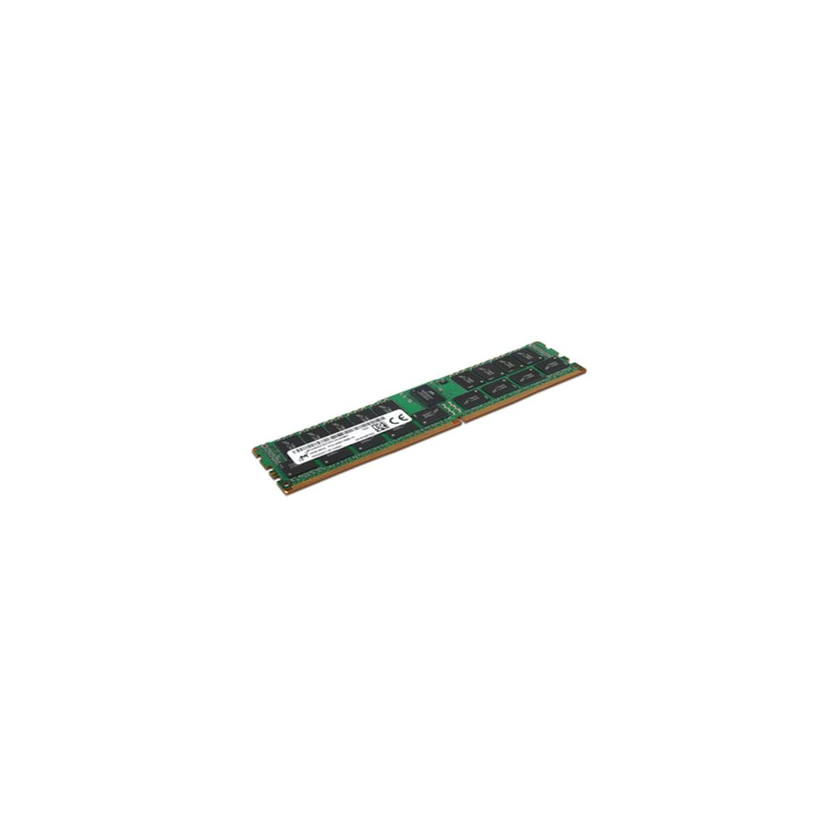 Modulo RAM verde con testo e componenti neri, isolato su bianco.