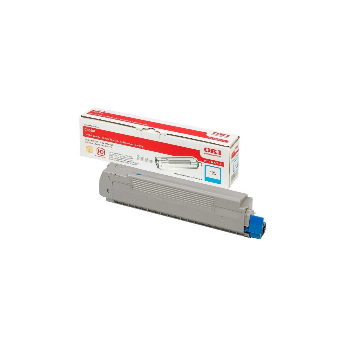 Szary wkład z tonerem z pudełkiem na białym tle.