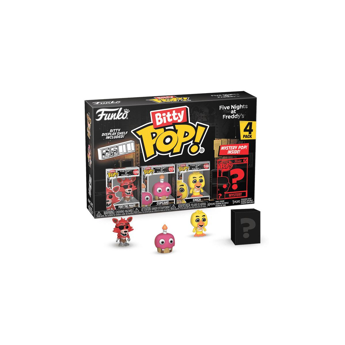 Funko Bitty Pop! Five Nights at Freddy's 4-pak z figurkami Foxy, Chica i Mystery Pop!