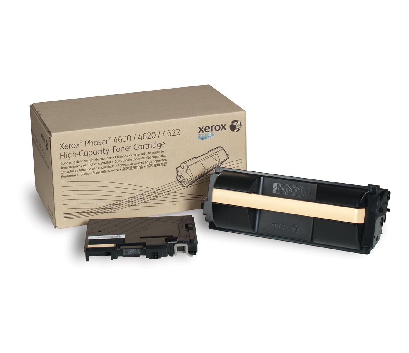 Set cartuccia toner Xerox, in una scatola e cartucce singole.