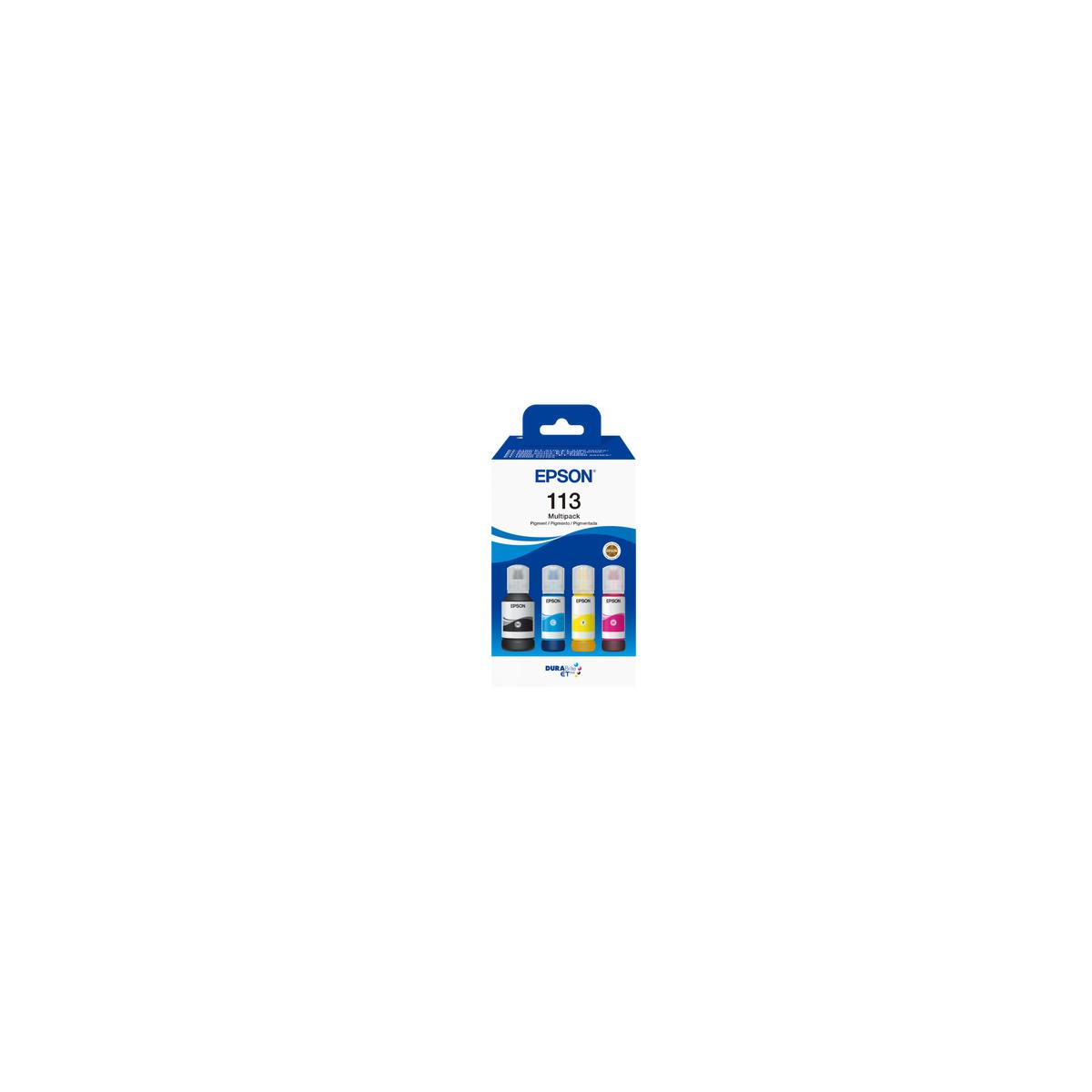 EPSON C13T06B640 113 ECOTANK 4-COLOUR MULTIPACK Nachfülltinte Black, Yellow, Cyan, Magenta (C13T06B640)