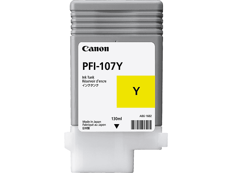 CANON 6708B001 PFI 107Y Kartuş 130 ml IPF 67 Mürekkep baskı Pigment Bazlı Mürekkep Sarı