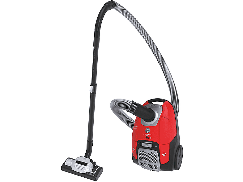 HOOVER HE510HM 011 Trommel-Vakuum Bodenstaubsauger, maximale Leistung: 700 Watt, rot)