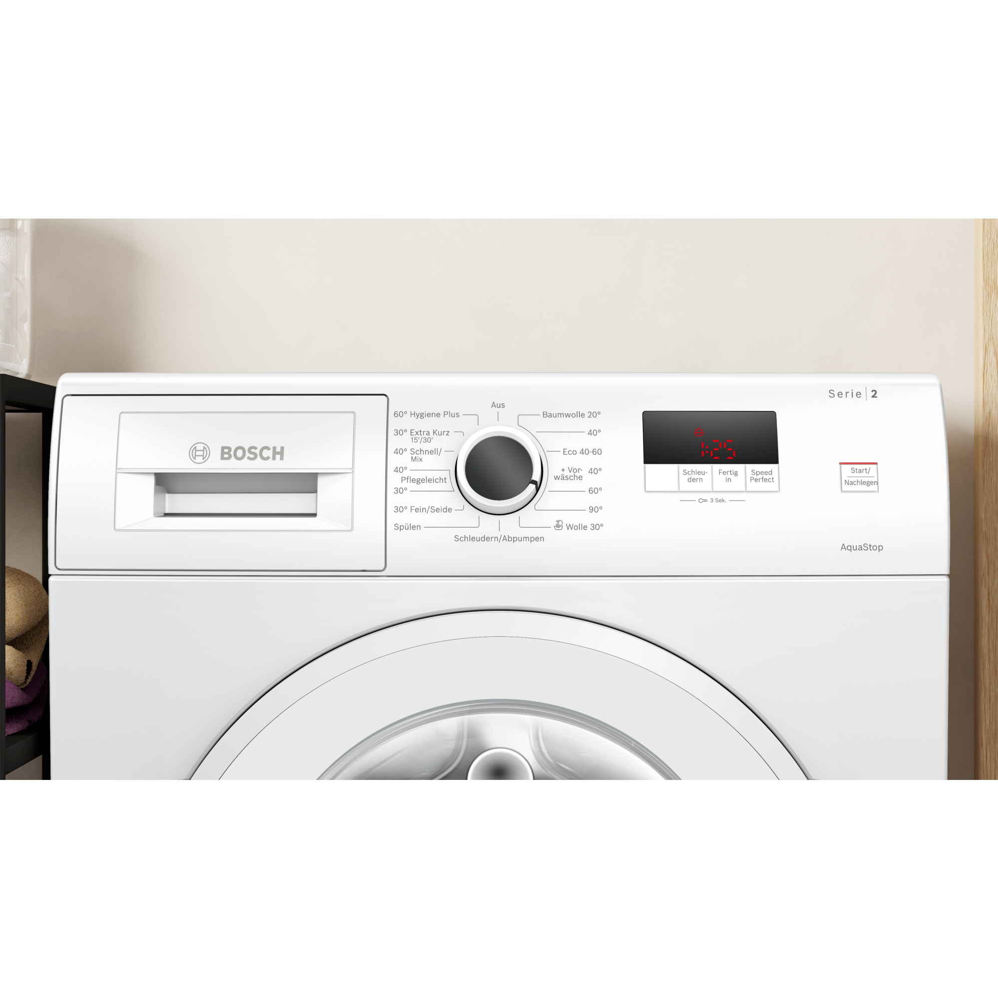 BOSCH WGE02471 Serie 2 Waschmaschine (7 kg, 1400 U/Min., A)