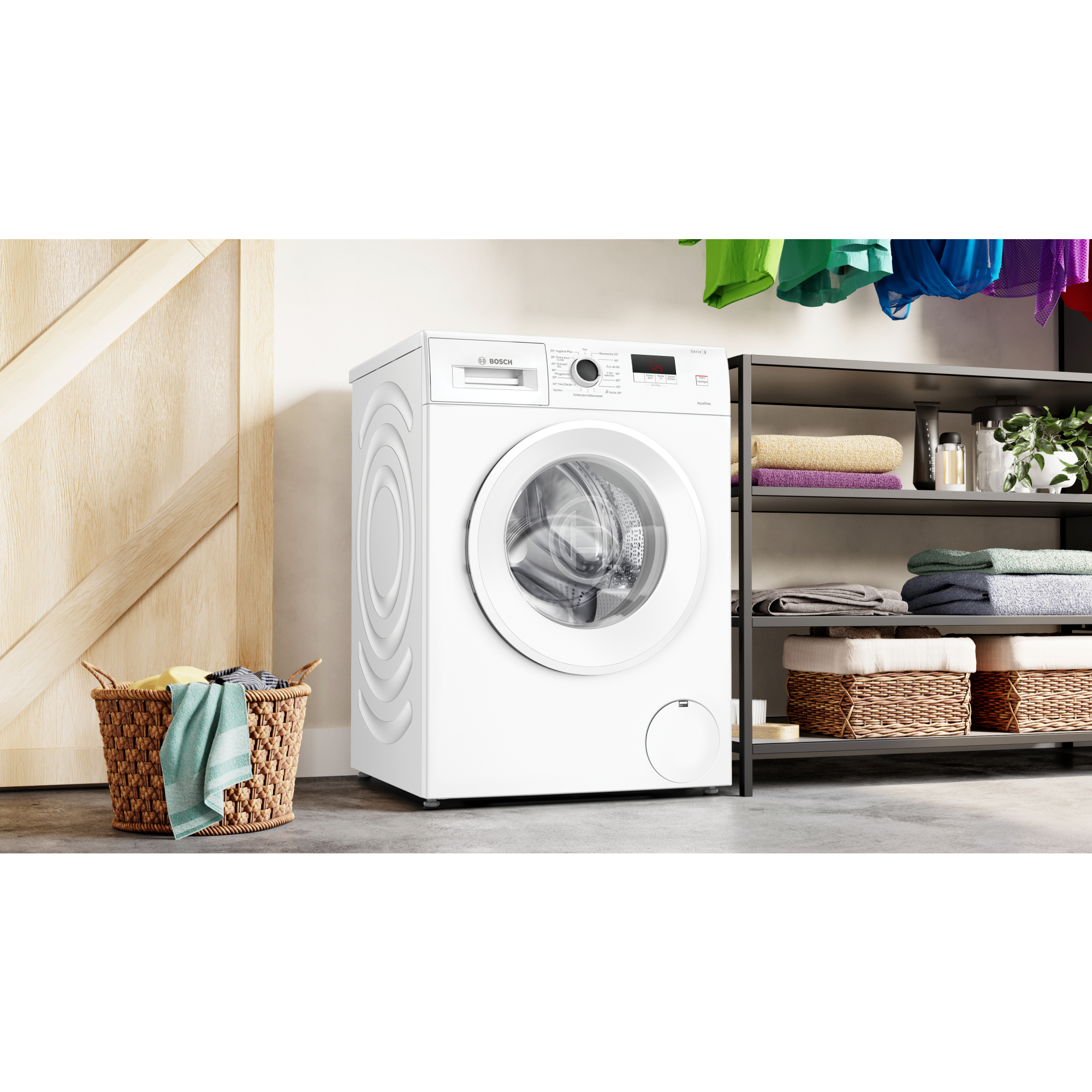 BOSCH WGE02471 Serie 2 Waschmaschine (7 kg, 1400 U/Min., A)
