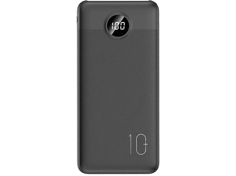 VEGER 10000 mAh PD QC3.0 2A 20W Powerbank 10000 mAh Schwarz