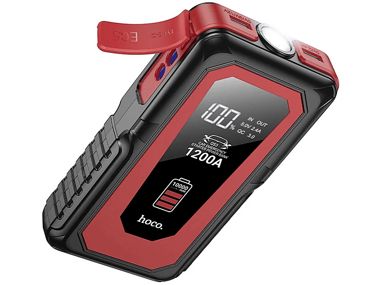 HOCO 10000 mAh 2,4A 18W QS3 Powerbank 10000 mAh Schwarz