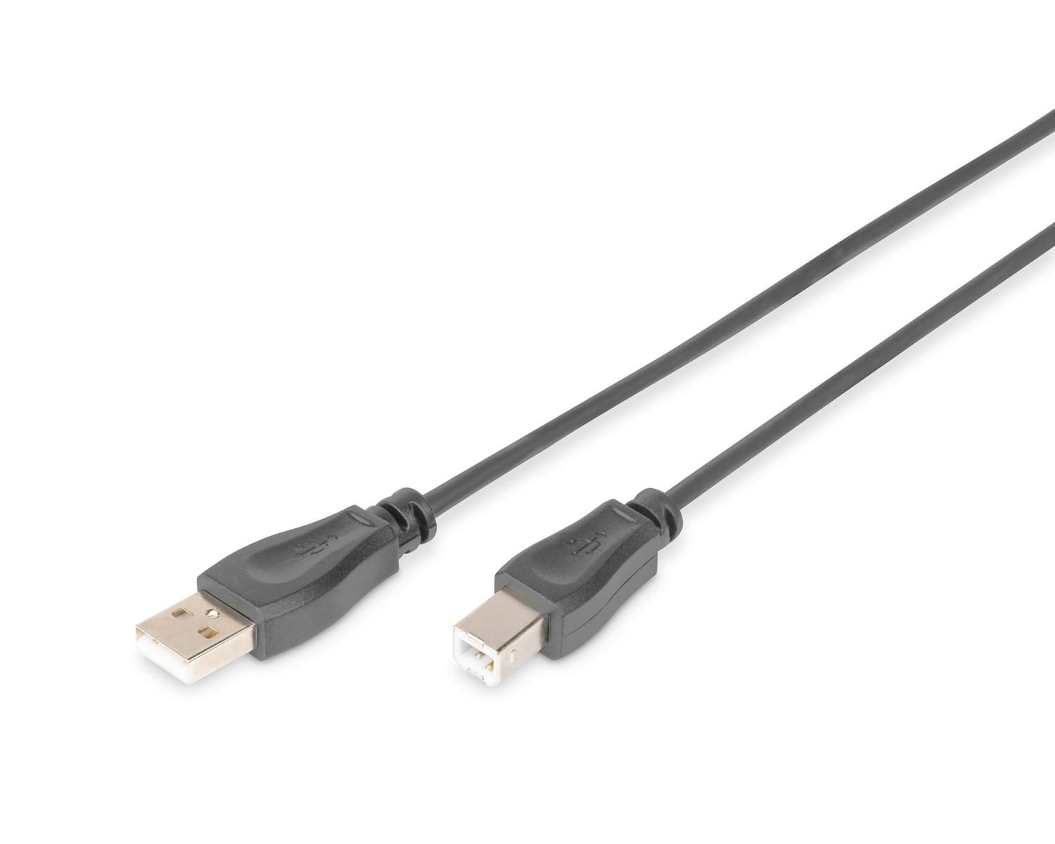 DIGITUS AK-300105-030-S USB-kabel 3 m Zwart
