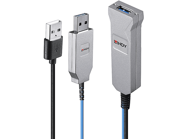 Cavo USB 3 in 1 Vention CTPLG 1,5 m blu USB-A/USB-C/Lightning/MicroUSB