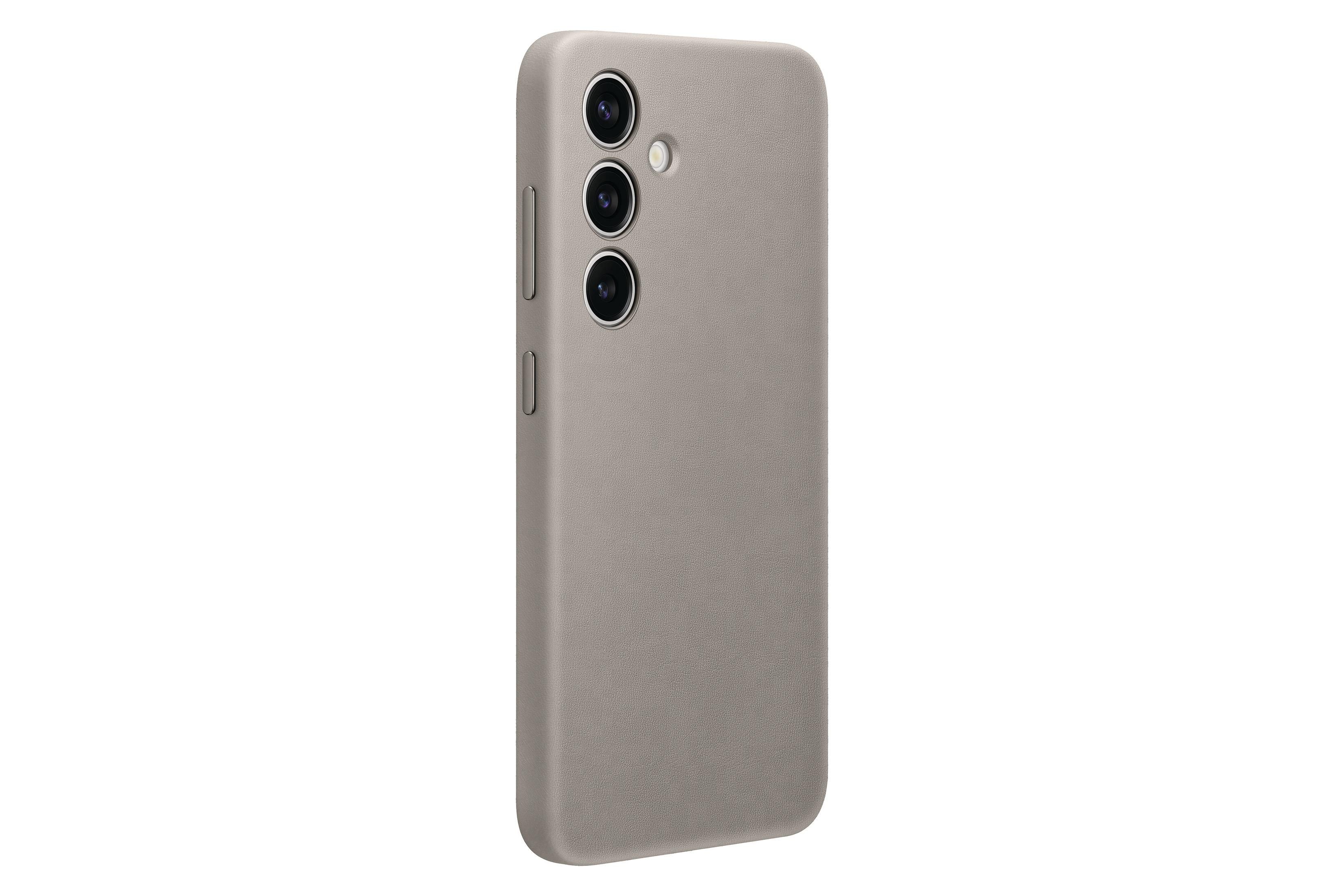 Een lichtgrijze smartphonehoes.