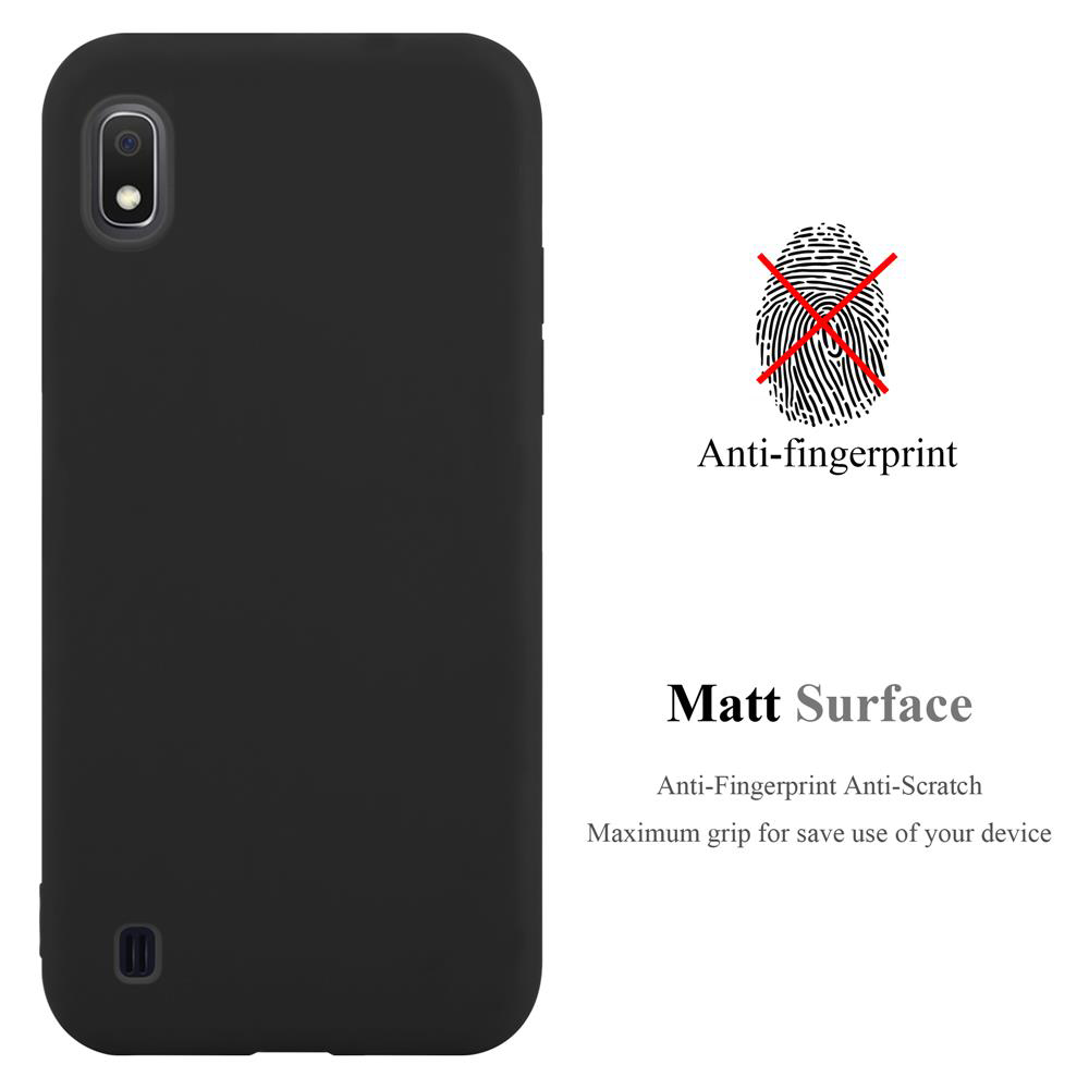 Schwarze Handyhülle mit Anti-Fingerabdruck-Mattoberfläche. Kratzfest. Maximaler Grip.