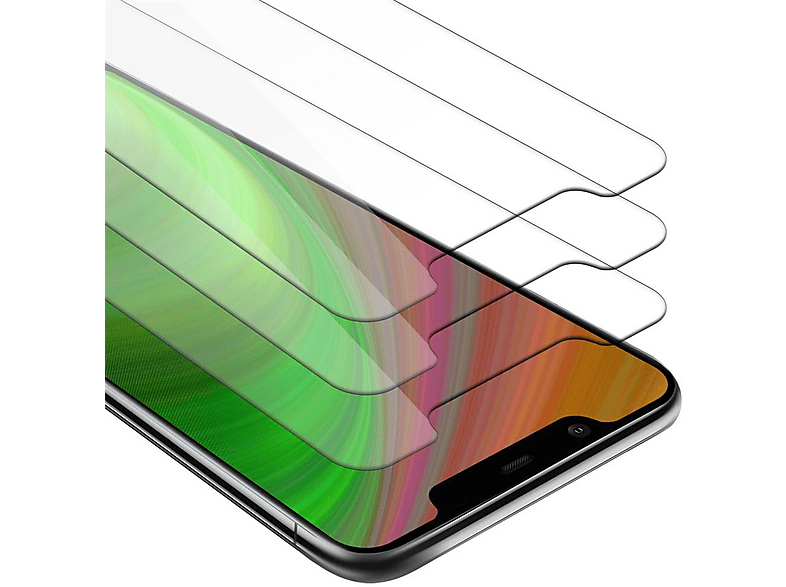 Cadorabo 3x Pellicola In Vetro Temperato 9H Per Nokia 5.3 - Trasparente E Anti Graffio, Compatibile Con Cover