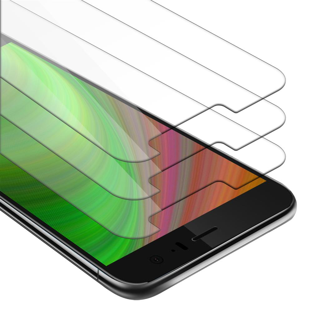Telefono con protezioni schermo applicate. Sono visibili i fogli di vetro.