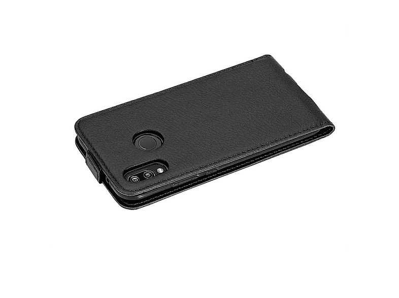 Custodia Flip Originale Huawei P20 Lite – Finestra Intelligente, Controllo Musica E Chiamate, Design Nero Elegante