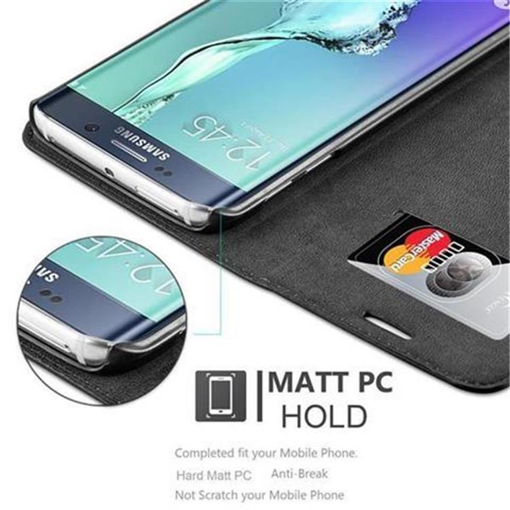 Una custodia per telefono nera con un telefono all'interno, una MasterCard e le parole 'Matt PC Hold'.