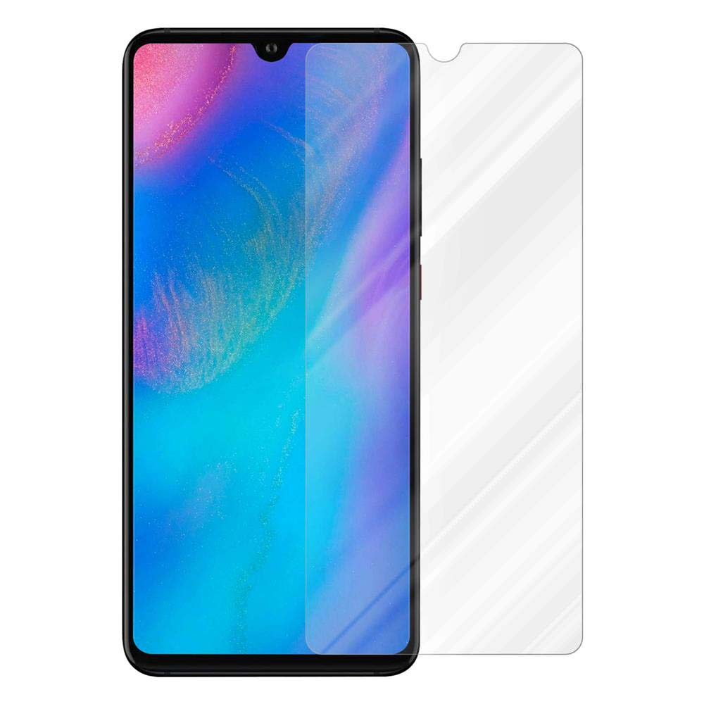 Telefono con protezione schermo applicata, che mostra un display colorato.