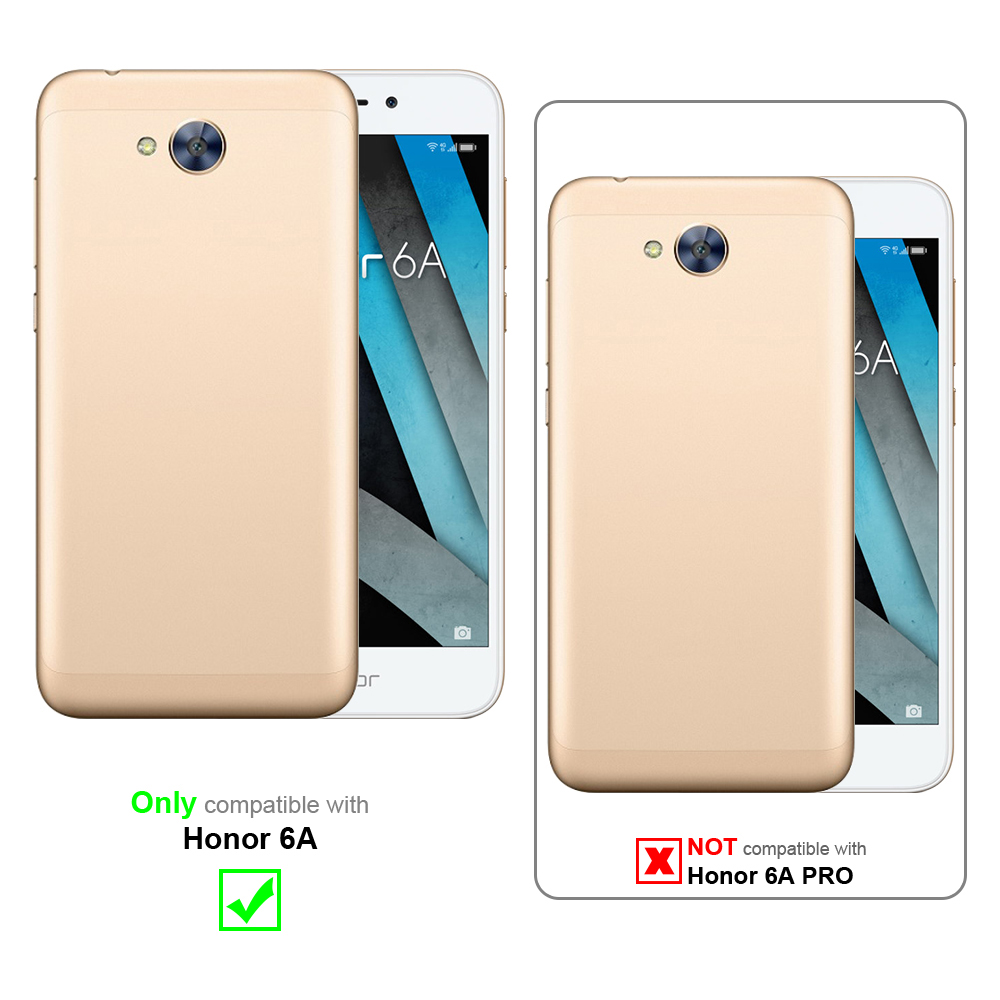 L'immagine mostra informazioni sulla compatibilità per i telefoni Honor. Honor 6A è supportato. Honor 6A Pro no.
