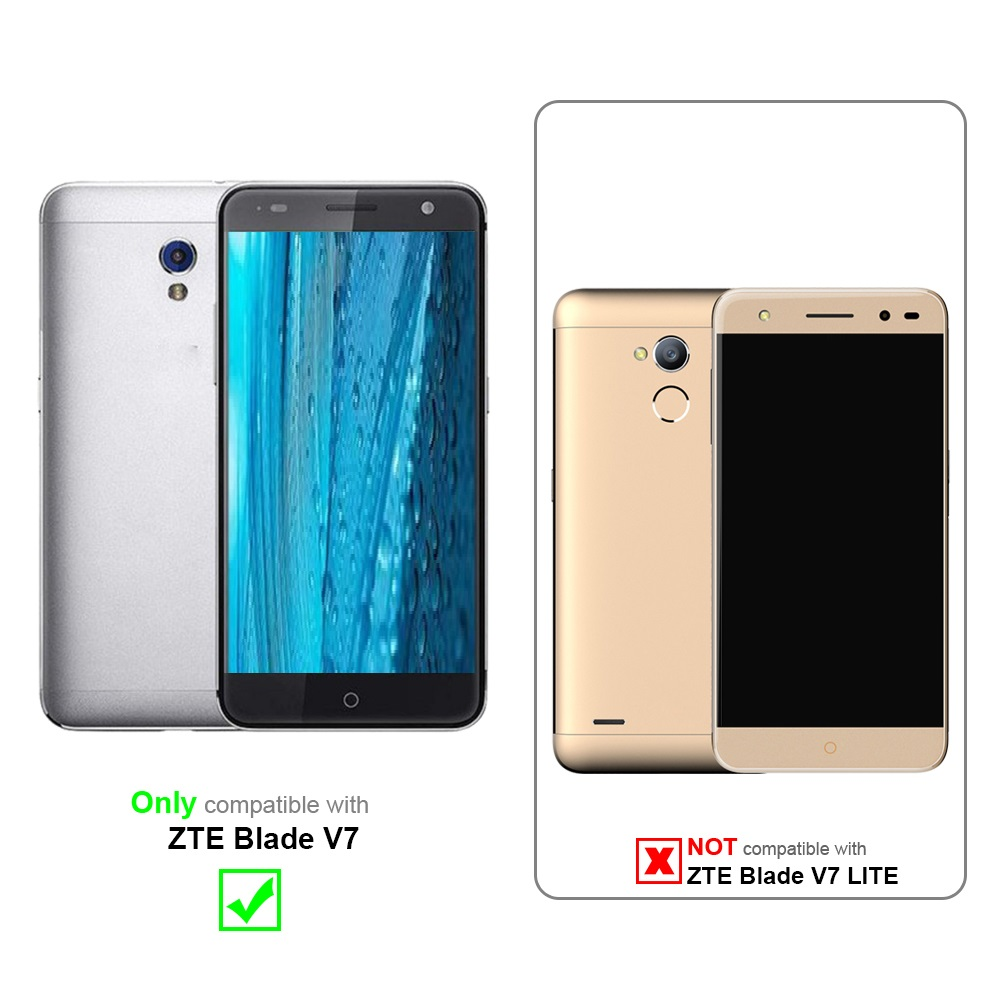 Smartphone-Vergleich. ZTE Blade V7 vs. ZTE Blade V7 Lite. Ein Häkchen für ZTE Blade V7.