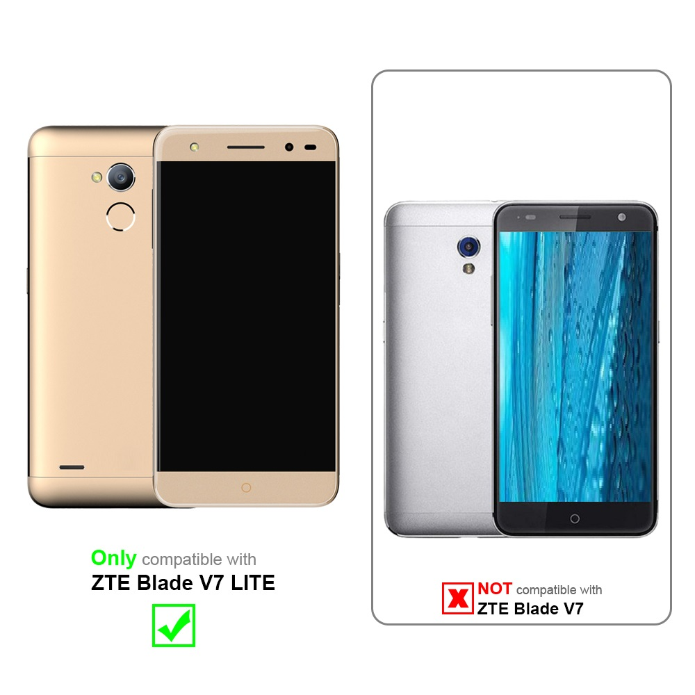 ZTE Blade V7 Lite und ZTE Blade V7 Telefone. V7 Lite ist kompatibel, V7 ist es nicht.