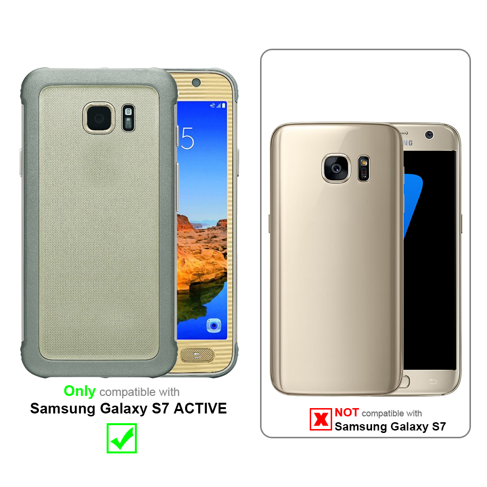 Telefoni Samsung Galaxy S7 Active e S7. S7 Active è compatibile, S7 no.