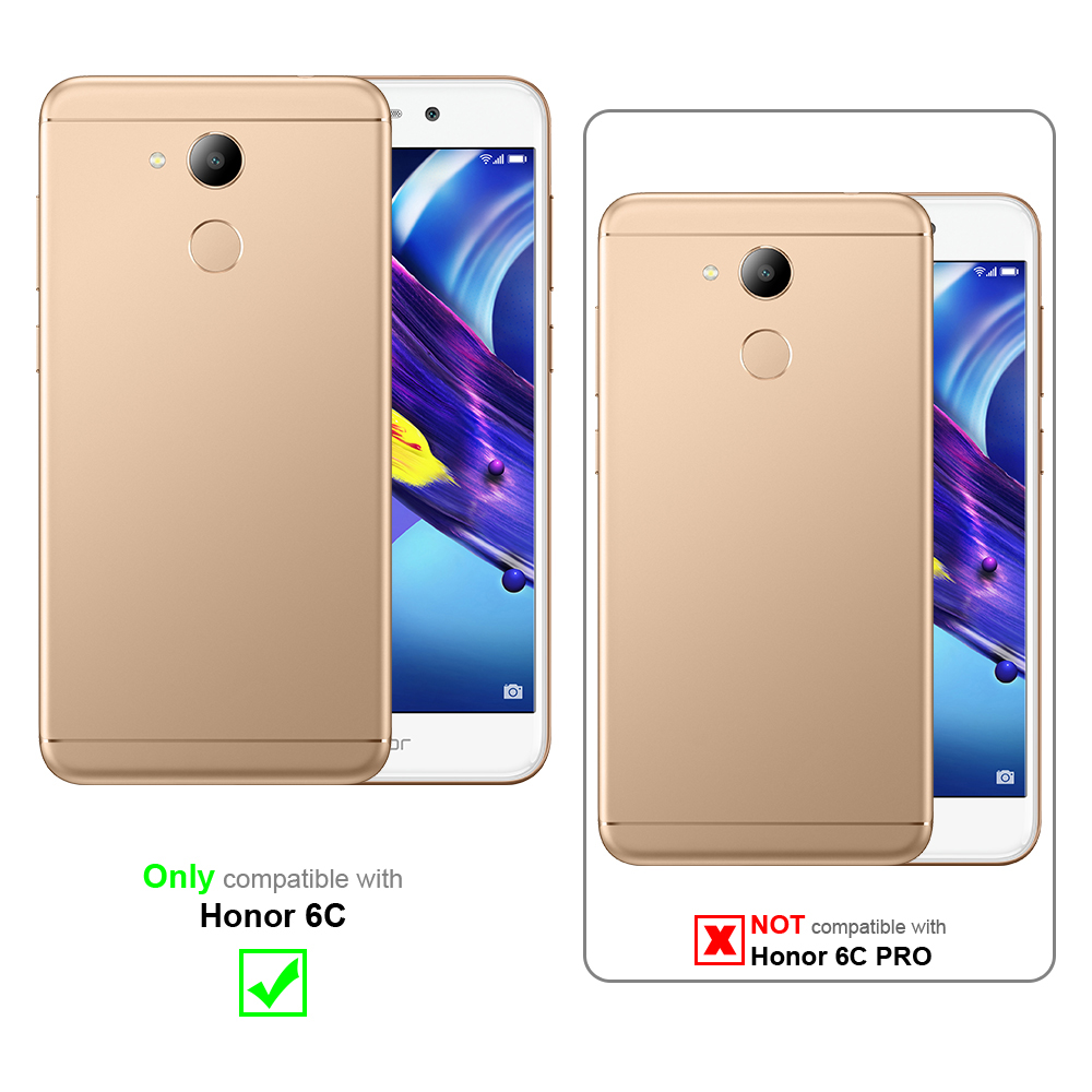 Due smartphone. Solo l'Honor 6C è compatibile. L'Honor 6C Pro non lo è.