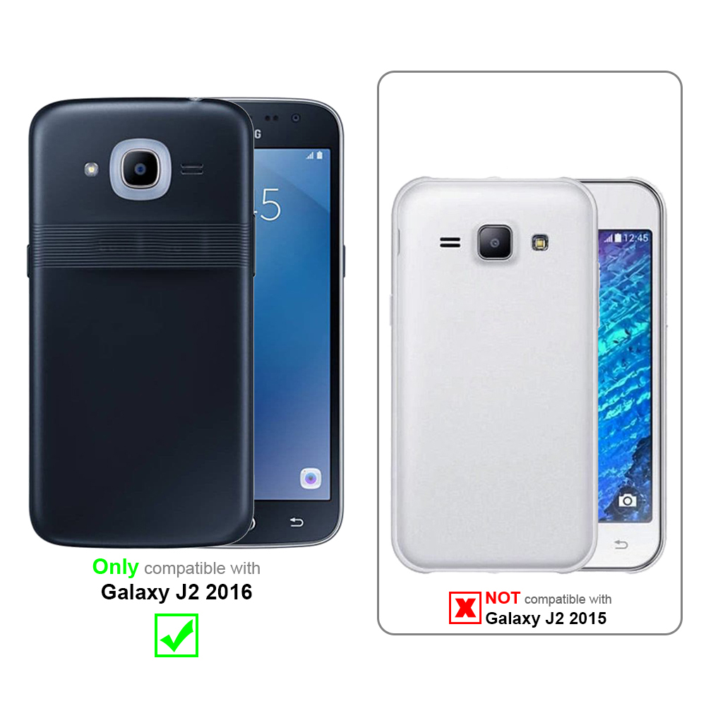 Confronto custodie per telefono. Compatibile solo con Galaxy J2 2016.