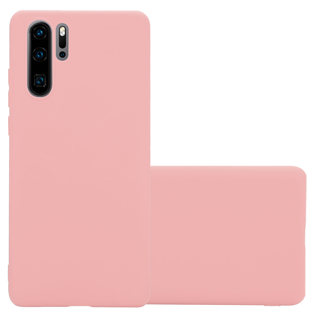Zwei rosa Handyhüllen, eine geschlossen, eine offen. Die Handyhüllen sind schlicht ohne Design.