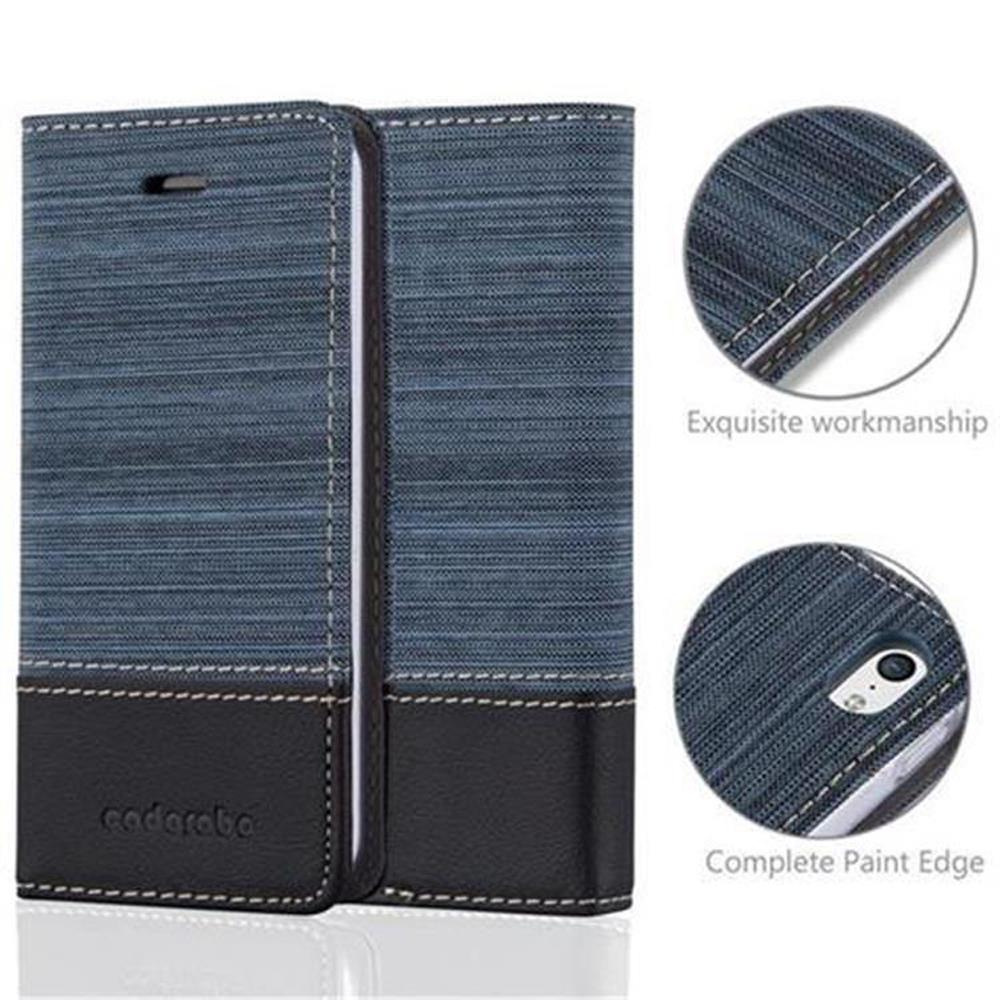 Funda de teléfono cerrada con textura. Primeros planos de las costuras y detalles del borde.