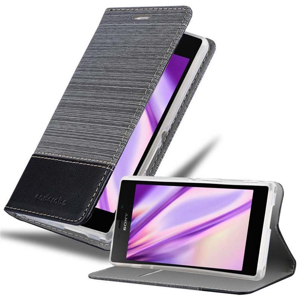 Cadorabo Custodia Libro Per Sony Xperia M2 – Colore Violetta Ametista – Portafoglio Con Vani Carte E Chiusura Magnetica