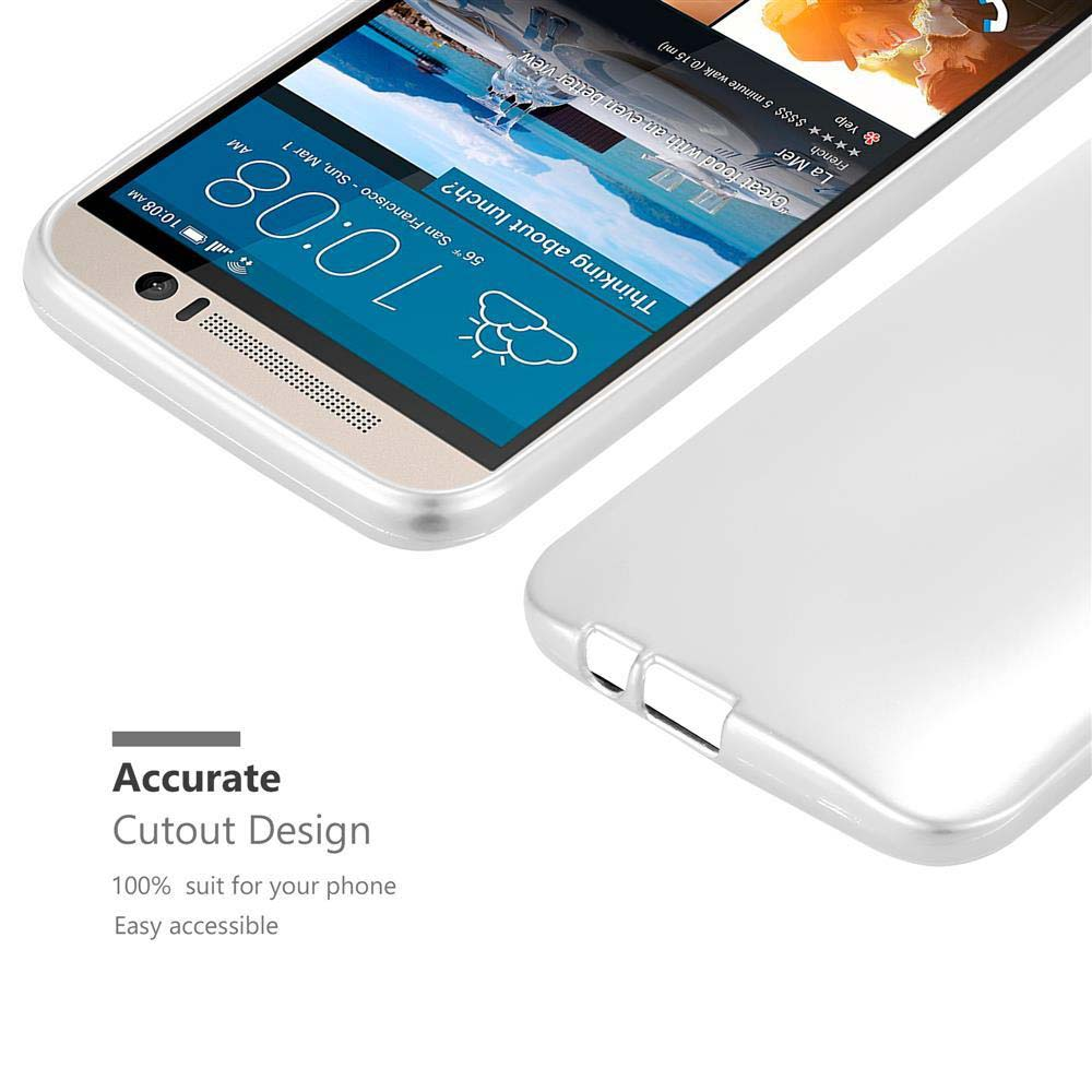 Telefon und Hülle. Nahaufnahme, die das präzise Ausschnittdesign und den einfachen Zugriff zeigt.