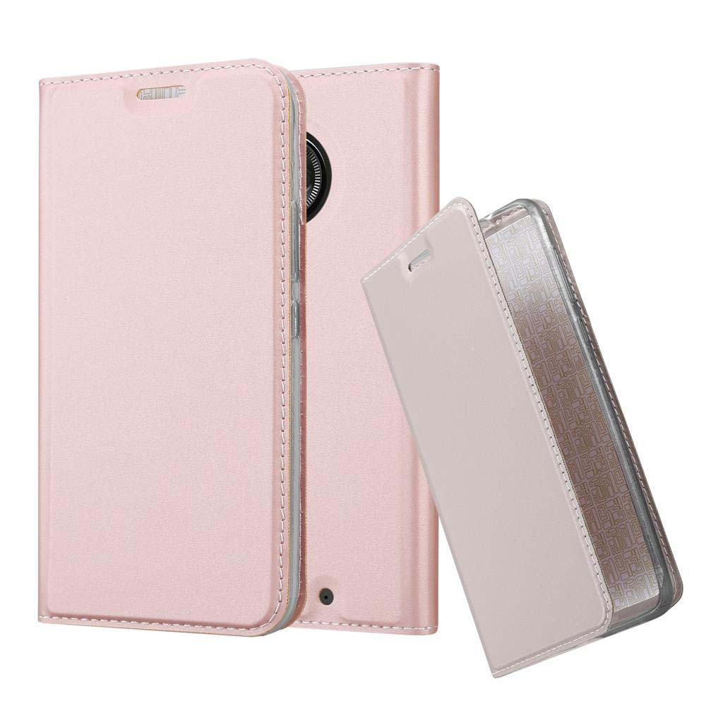 Cadorabo Custodia Libro per Motorola MOTO E4 in GRIGIO