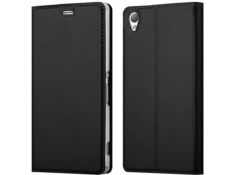 Custodia Libro Portafoglio Per Sony Xperia T3 – Con Tasche Per Carte E Chiusura Magnetica, Colore Argento