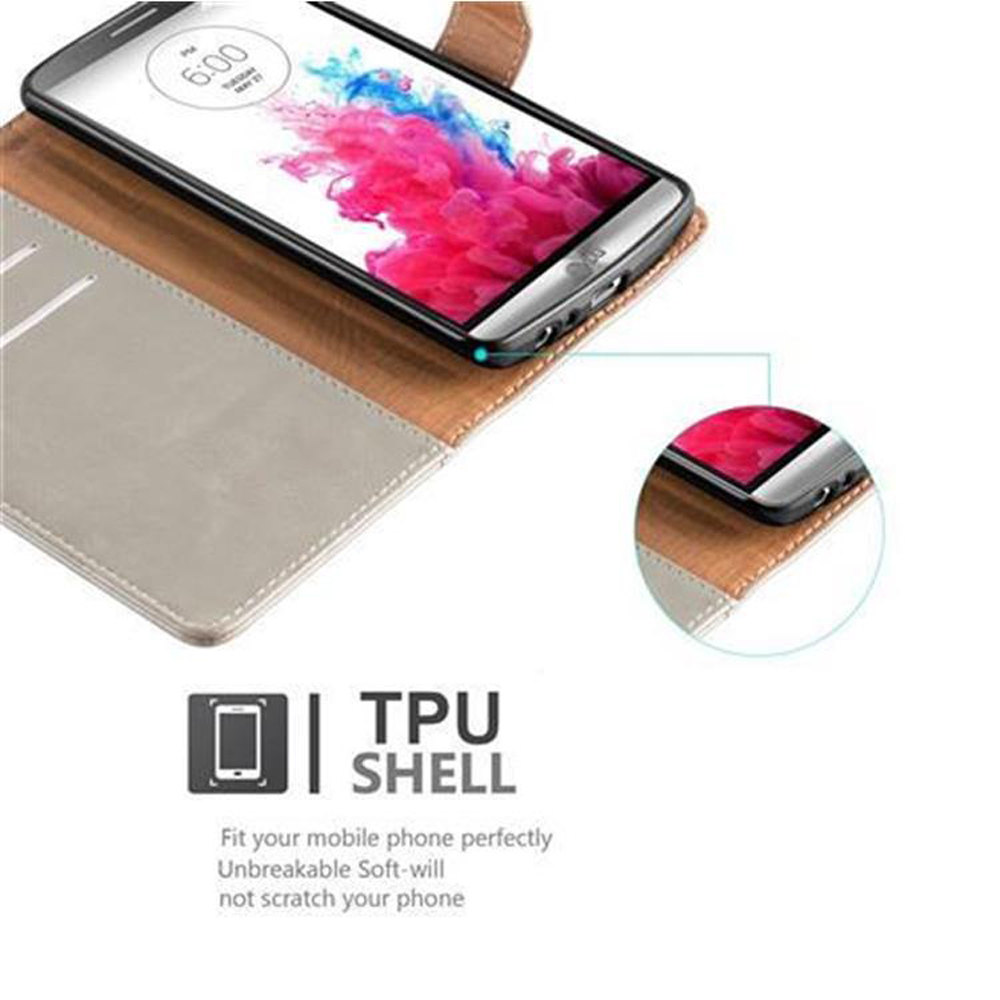 Telefono in una custodia, che mostra lo schermo. È un guscio in TPU. Il telefono mostra l'ora e arte astratta colorata.