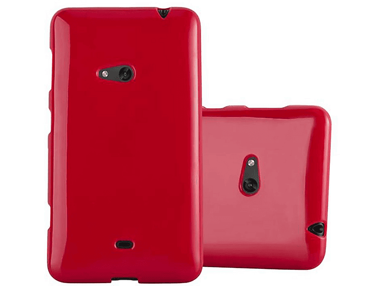 Cadorabo Custodia Jelly Per Nokia Lumia 625 – Cover Morbida In Silicone TPU Verde – Ultrasottile Antiurto Con Bordo Rialzato