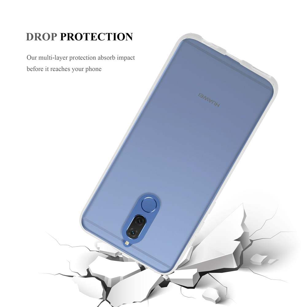 Custodia per telefono con protezione dalle cadute, su sfondo bianco.