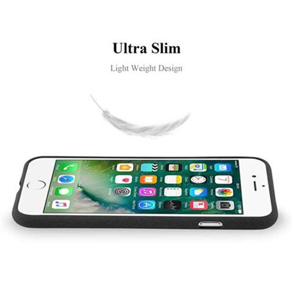 Telefono ultra sottile con una grafica a piuma sopra, che suggerisce un design leggero.