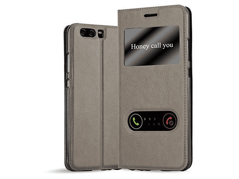 CADORABO Custodia Con Chiusura Magnetica, Funzione Stand E Tasca Per Le Carte Custodia Per Cellulare Per P10 Rosa Vivo 86150802