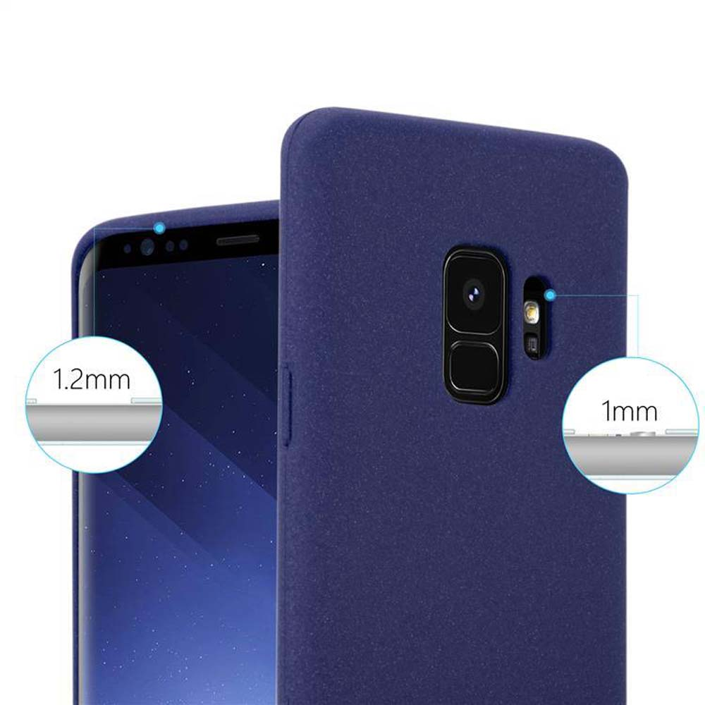 Due custodie per telefono, una aperta che mostra il telefono. Vengono visualizzate misurazioni di 1,2 mm e 1 mm.