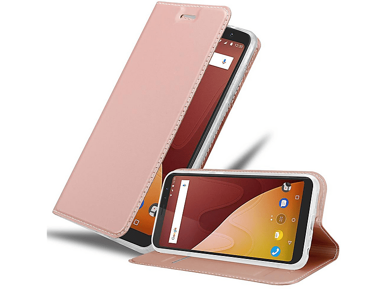 Suncase Borsa Vera Pelle Custodia Slim-Edition Compatibile Con Wiko T3