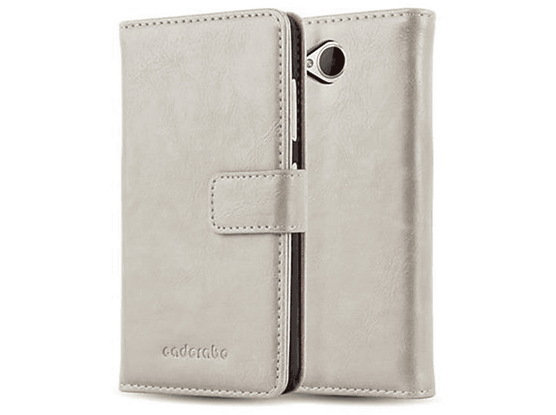 Cadorabo Custodia per Nokia Lumia 650 | Flip Case Libro Verde