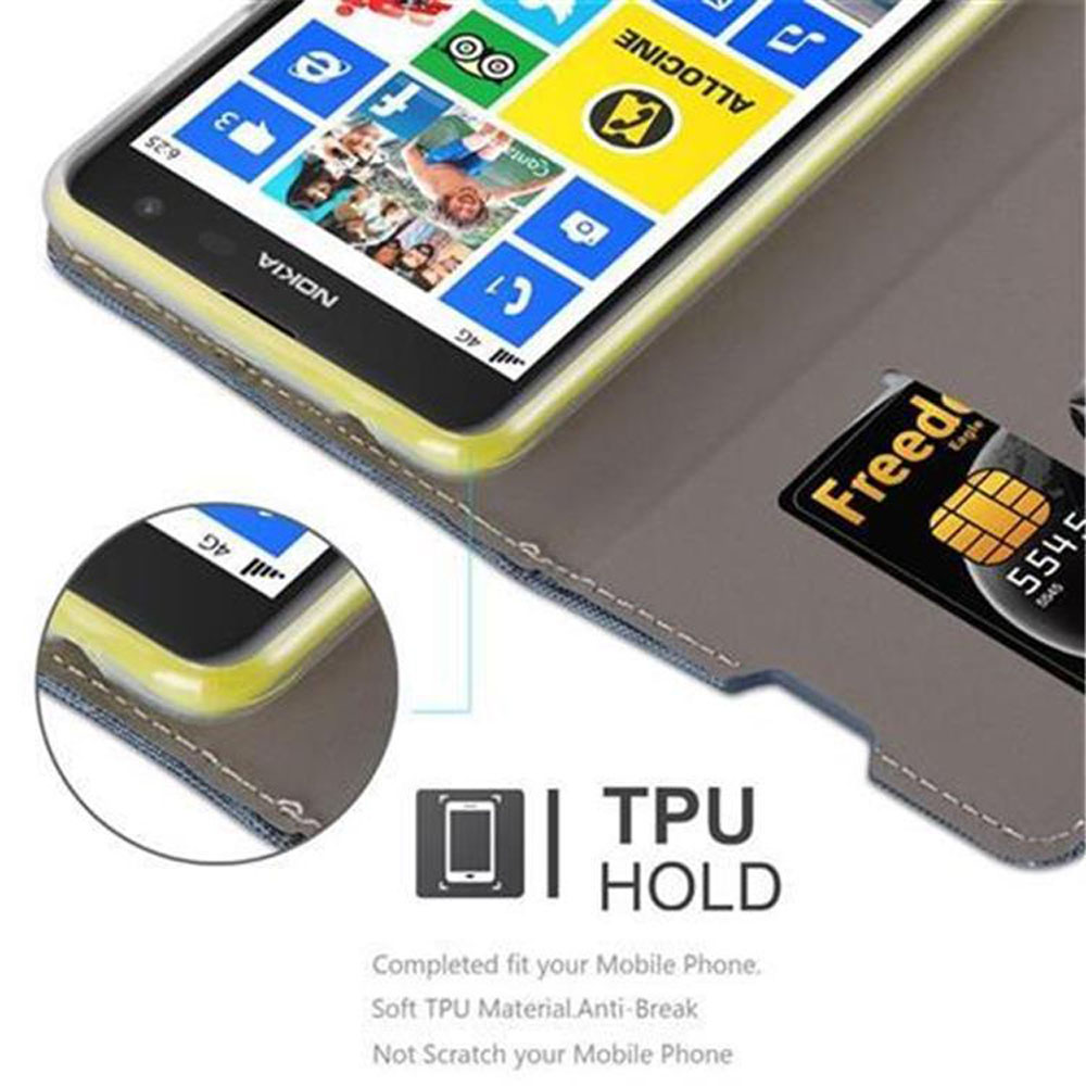 Primo piano di un telefono in una custodia. Lo schermo del telefono mostra le icone delle app.