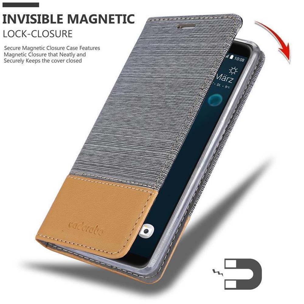 Custodia per telefono con chiusura magnetica. La custodia è aperta, mostrando lo schermo del telefono.