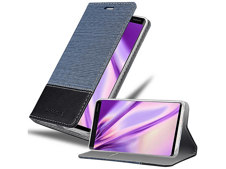 Lederhülle Für Nokia 8 Sirocco – Mit Standfunktion, Kartenfach & Magnetverschluss, PU-Leder