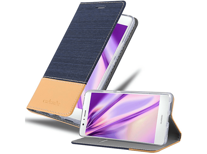 Funda | CADORABO Funda magnética invisible, Compatible con Huawei P9 LITE 2016 / G9 LITE, MARRÓN