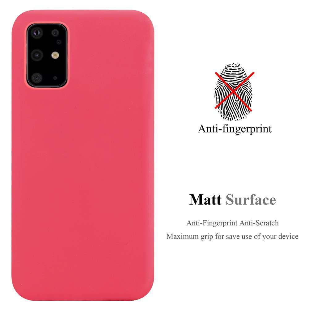 Rosa Handyhülle, Anti-Fingerabdruck, Anti-Kratzer, matte Oberfläche. Anti-Fingerabdruck.