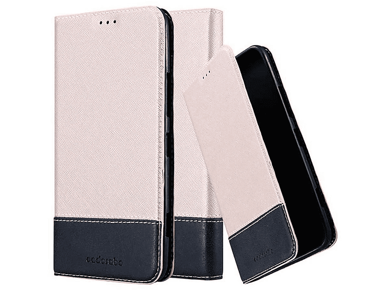 Cadorabo Custodia Libro Per Nokia Lumia 830 – Oro Rosa, Con Porta Carte, Chiusura Magnetica E Funzione Stand - 3