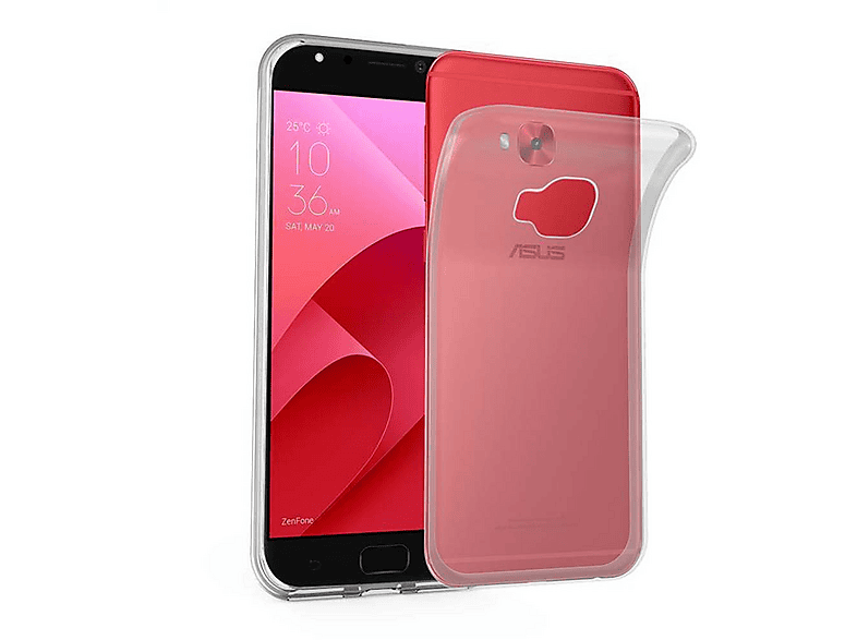 Custodia Cadorabo Trasparente Per ASUS ZenFone 4 Selfie Pro – Cover Morbida TPU Sottile, Antiurto - 4