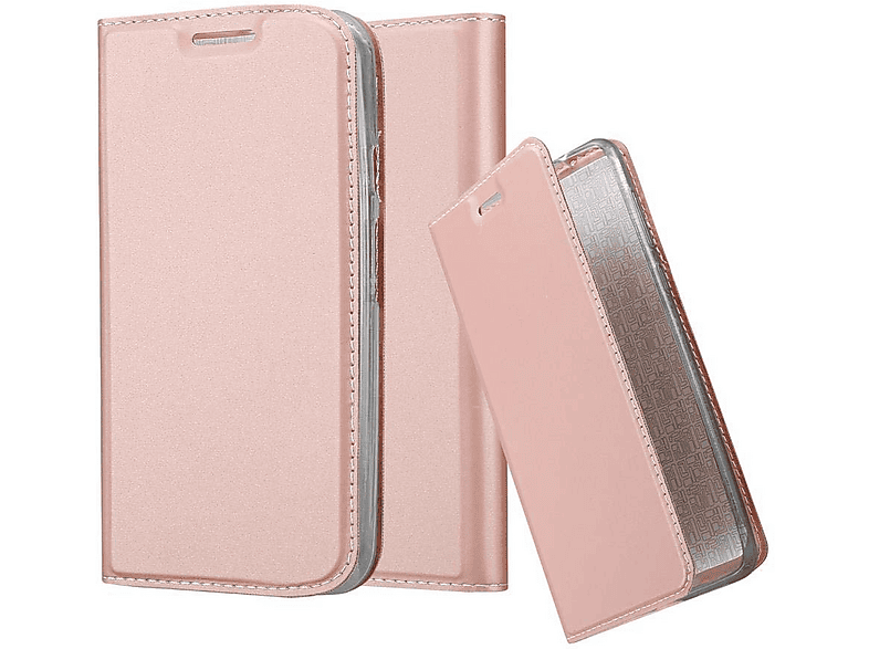 Cadorabo Custodia Libro Portafoglio Per Motorola Moto G5 Plus - Classy Oro Rosa, Con Slot Carte, Supporto E Chiusura Magnetica - 5