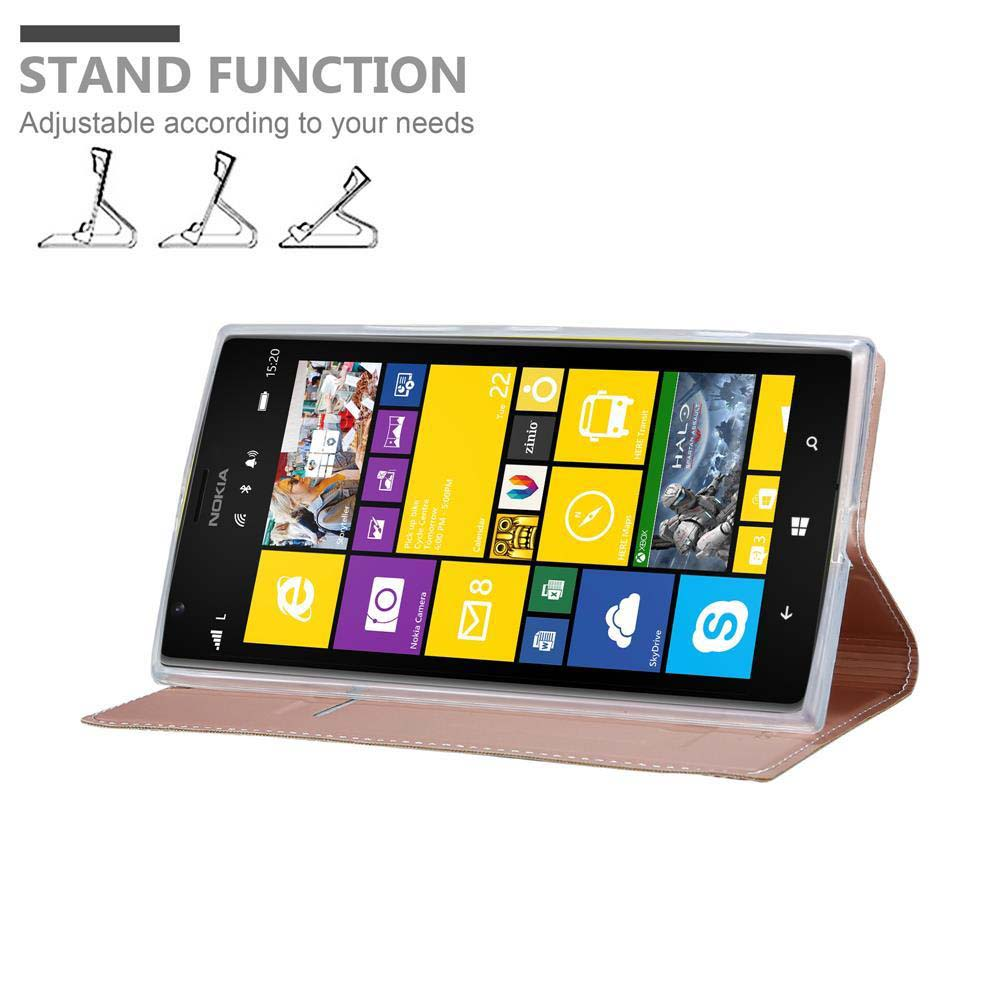 Telefono Nokia in custodia, configurato per la visualizzazione. La custodia è aperta e angolata.